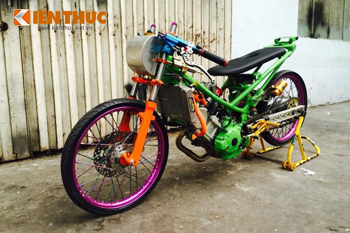 Dan choi Sai thanh do Yamaha Exciter Drag 